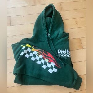 Green DieHard Racing Hoodie